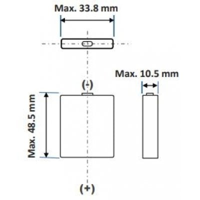 Lithium Ion battery Panasonic NCA103450