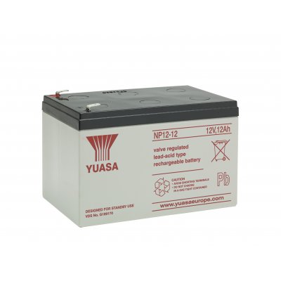 12V/12Ah Yuasa 3-5års VRLA battery NP12-12