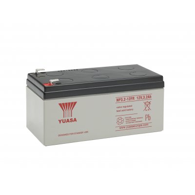 12V/3,2Ah Yuasa 3-5 years VRLA battery NP3.2-12FR