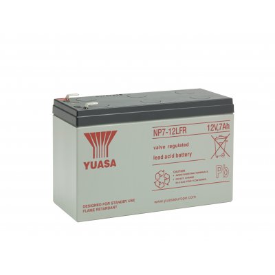 12V/7Ah Yuasa 3-5 years VRLA battery NP7-12LFR