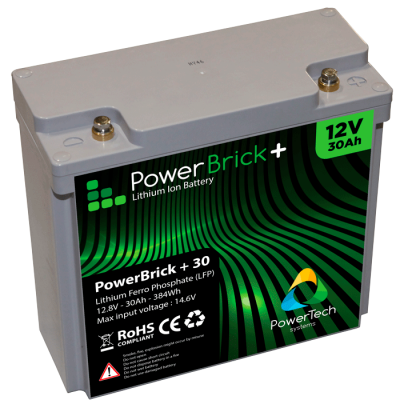PowerBrick LiFePO4 battery 12V/30Ah