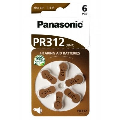 PR312HEP Panasonic micro battery 6 pieces