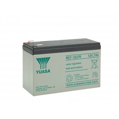12V/7Ah Yuasa 6-9 years VRLA battery RE7-12LFR
