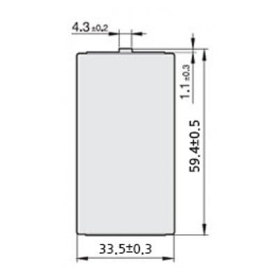 Tekcell Lithium D battery SB-D02